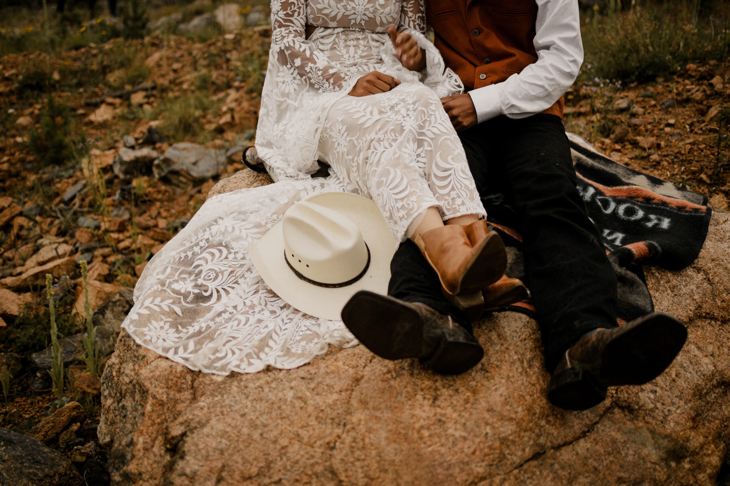 a couple decided to call off a wedding and elope instead in the mountains