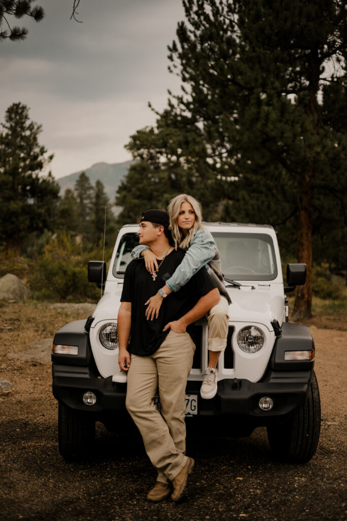 Couples portraits of an elopement in Colorado