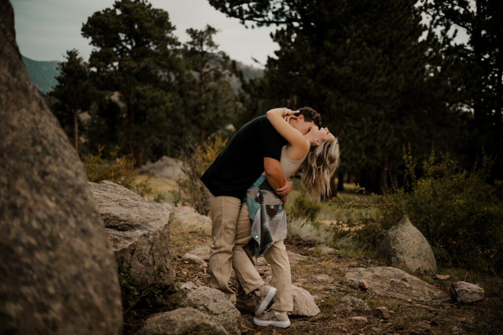 Couples portraits of an elopement in Colorado