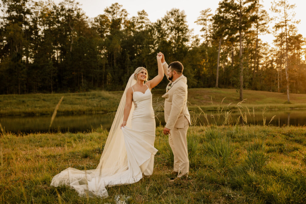 Relaxed couples portraits in their wedding photo album