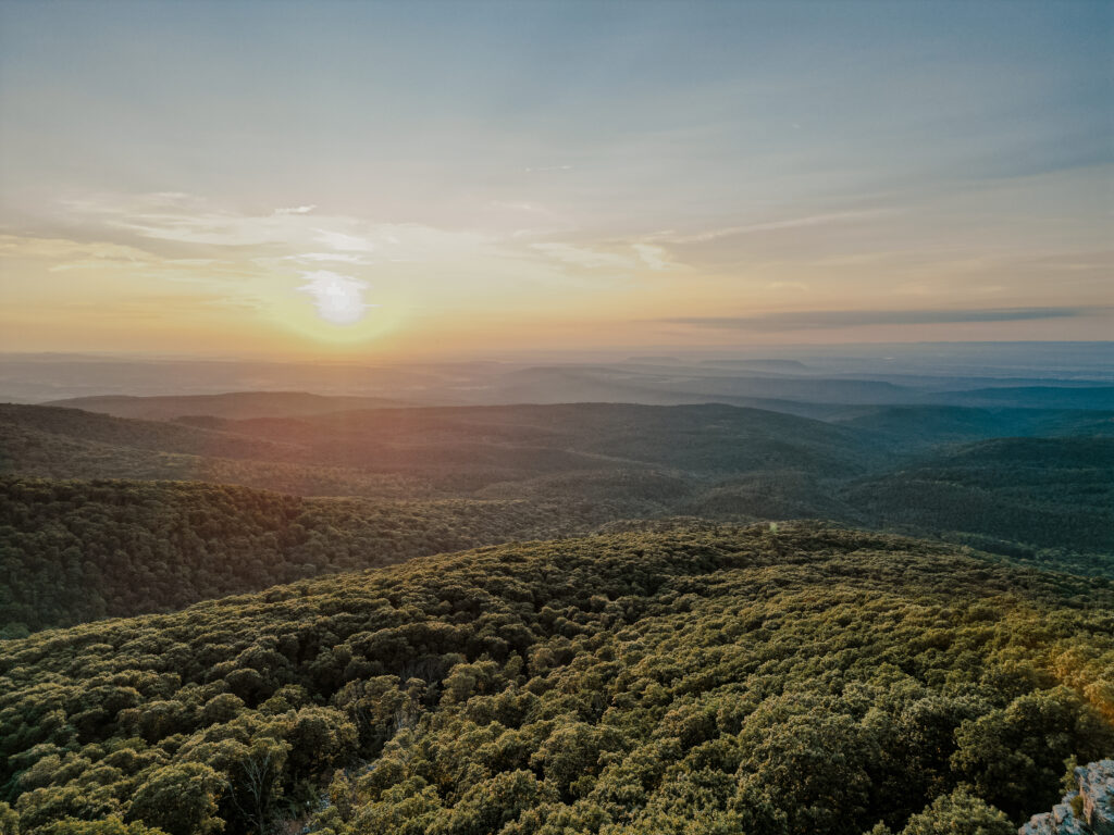 Eloping in Arkansas, Arkansas Elopement Mountain views